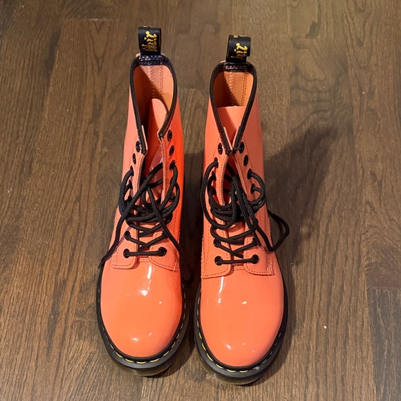 Dr. Martens Shoes - Dr. Martens Peach Orange Boots